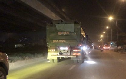 Hà Nội: Nóng tình trạng "hung thần" xe tải tái xuất về đêm