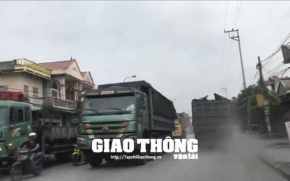 Xe quá tải thả sức ‘đại náo’ trên các tuyến đường đất mỏ Quảng Ninh