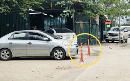 Hà Nội: Bên trong ‘lò’ dạy lái xe được xếp bằng gạch và cọc nhựa