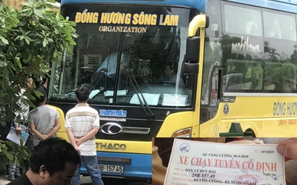 Sau mức phạt 15,5 triệu, hãng xe Đồng Hương Sông Lam tiếp tục “nhờn luật”
