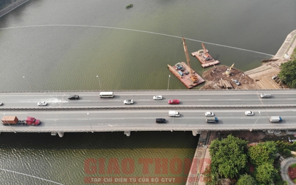 Trước "giờ G" xây dựng cầu vượt 340 tỉ đồng bắc qua hồ Linh Đàm