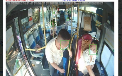 Camera ứng dụng AI: Phát hiện hành khách không đeo khẩu trang trên xe khách
