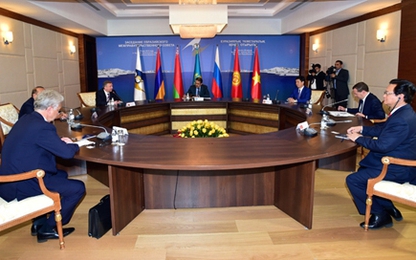 Thủ tướng Nguyễn Tấn Dũng gặp Thủ tướng 5 nước Liên minh Kinh tế Á-Âu