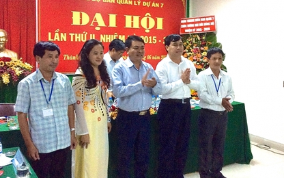 Ông Nguyễn Chung Khánh được bầu giữ chức Bí thư Đảng uỷ Ban QLDA 7