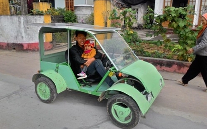 Học sinh Việt chế tạo thành công ô tô chạy bằng năng lượng mặt trời