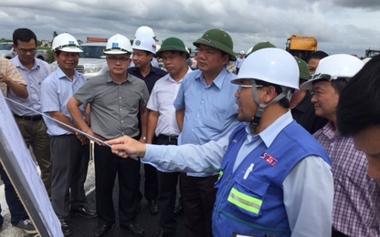Bộ trưởng Đinh La Thăng thúc tiến độ cao tốc Hà Nội-Hải Phòng
