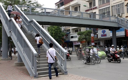 Hà Nội đầu tư 4,6 tỷ đồng xây cầu vượt đi bộ đường Tân Mai