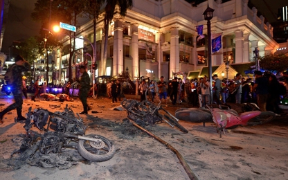 [Video] Đánh bom rúng động Bangkok, gần 150 người thương vong