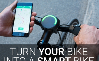 SmartHalo - Thiết bị biến xe đạp thường thành xe đạp thông minh