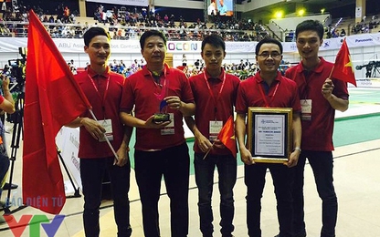 Việt Nam lần thứ 5 vô địch Robocon Châu Á - Thái Bình Dương 2015