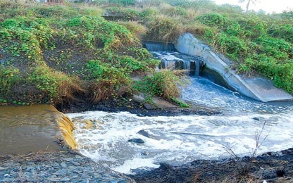 Chi nhánh Cty may Hồ Gươm bị phạt nặng do xả thải ra môi trường