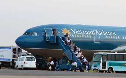 Vietnam Airlines chính thức khai thác trở lại bay đi/đến Pleiku