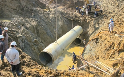 Sắp khởi công xây dựng nhà máy nước sông Hồng 3.700 tỷ đồng
