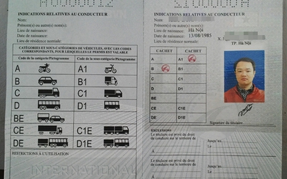 Hướng dẫn thủ tục đăng ký giấy phép lái xe quốc tế
