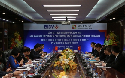 BIDV và Ngân hàng CDB Trung Quốc ký hợp đồng tín dụng 200 triệu USD