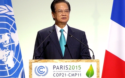 Thủ tướng Nguyễn Tấn Dũng phát biểu trước 150 nước về biến đổi khí hậu