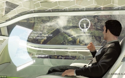Airbus sẽ biến cửa sổ máy bay thành màn hình cảm ứng