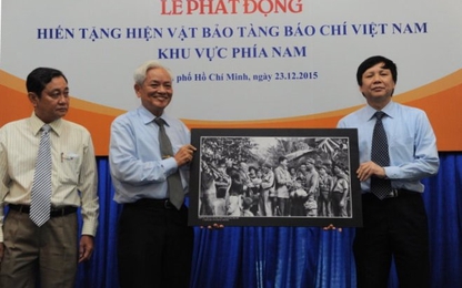 Nhiều hiện vật vô giá được hiến tặng cho Bảo tàng Báo chí Việt Nam