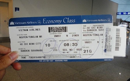 Buôn vé máy bay thu lời được bao nhiêu?