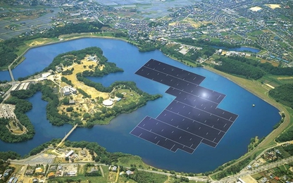 Nhật Bản xây nhà máy điện mặt trời nổi lớn nhất thế giới