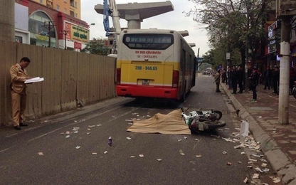 Hà Nội: Người phụ nữ bị xe buýt cán tử vong trên đường Cầu Giấy