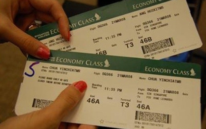 Xuất hiện vé máy bay Vietnam Airlines giả ở Nhật