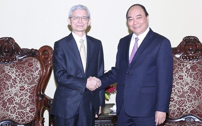 Phó Thủ tướng Nguyễn Xuân Phúc tiếp đại diện cấp cao Tập đoàn Toyota