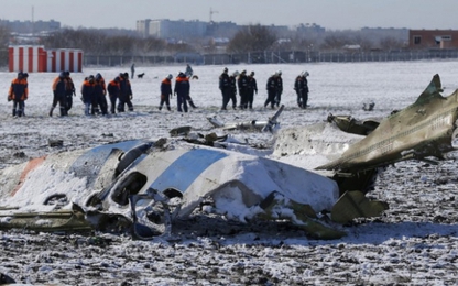 Tiết lộ động trời về vụ rơi máy bay FlyDubai ở Nga