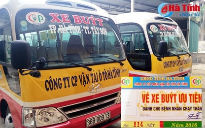 Xe buýt miễn phí âm thầm giúp đỡ bệnh nhân "chạy" thận