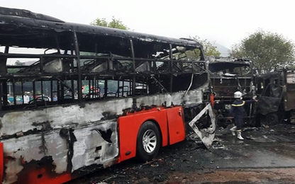 Danh tính 40 nạn nhân trong vụ cháy xe khách tại Bình Thuận