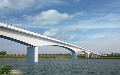 Nghệ An: Xây cầu Đò Cung qua sông Lam