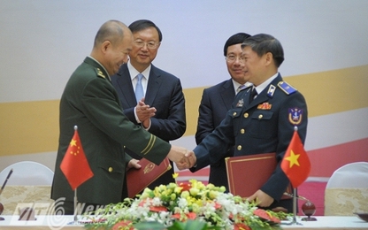Cảnh sát biển Việt Nam ký hợp tác với Cảnh sát biển Trung Quốc