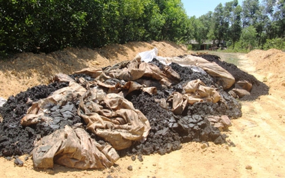 Bộ Công an vào cuộc điều tra Formosa chôn 100 tấn chất thải