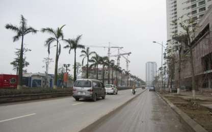 Phân luồng giao thông phục vụ công trình trên đường Lê Trọng Tấn