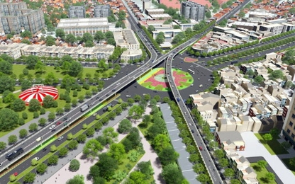 Xây cầu vượt giảm ùn tắc giao thông khu vực sân bay Tân Sơn Nhất