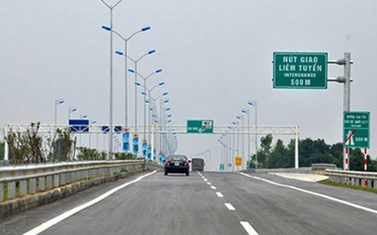 Ngày mai bắt đầu thu phí thử nghiệm tuyến cao tốc Pháp Vân-Cầu Giẽ-Ninh Bình