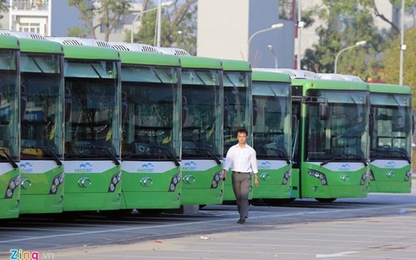 35 xe buýt nhanh Hà Nội chưa được đăng kiểm