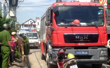 Xe cứu hỏa đụng chết người ở Sài Gòn