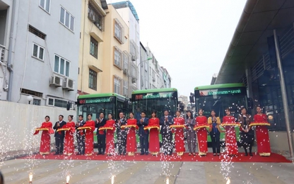 Khai trương tuyến buýt nhanh BRT đầu tiên của Thủ đô