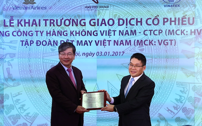 Cổ phiếu Vietnam Airlines lên sàn giao dịch UPCoM