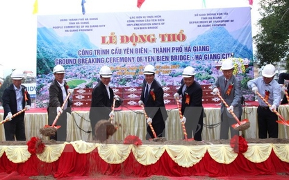 Hà Giang khởi công xây dựng cầu Yên Biên bắc qua sông Lô