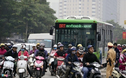 Đề xuất lắp dải phân cách để tránh phương tiện lấn làn BRT
