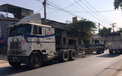 Cấm xe tải từ 3,5 tấn hoạt động giờ cao điểm trên đường Thạch Bàn
