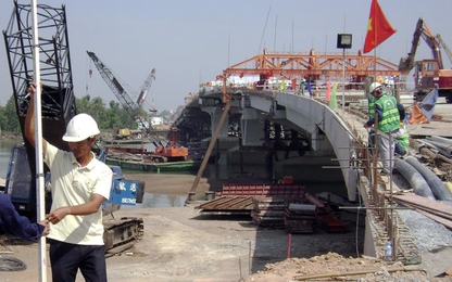 Hợp long cầu An Hảo 1.000 tỷ qua sông Đồng Nai