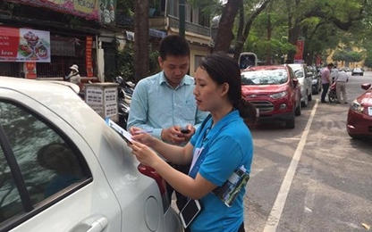 Thí điểm trông xe ứng dụng tại Hà Nội: Trả 15.000, đỗ xe cả ngày
