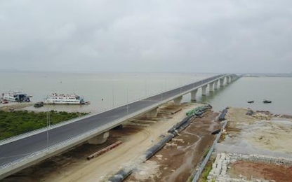 Cầu vượt biển Tân Vũ - Lạch Huyện sắp đưa vào sử dụng