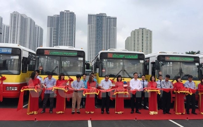 Hà Nội chính thức mở thêm 2 tuyến buýt vươn tới khu vực ngoại thành