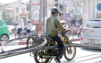 Hà Nội bỏ ý định thu hồi xe máy cũ nát từ năm 2018