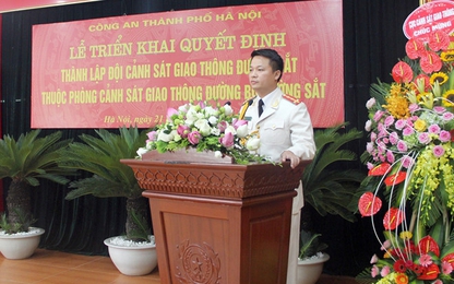 Công an Hà Nội thành lập Đội Cảnh sát giao thông đường sắt