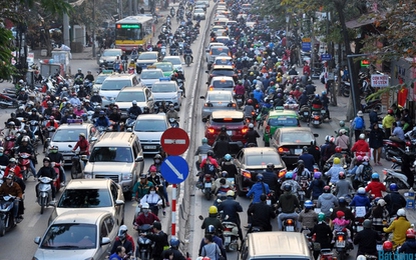 Hà Nội sẽ thu phí phương tiện ở khu vực có nguy cơ ùn tắc